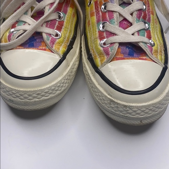 👟CONVERSE MARA HOFFMAN Rainbow Hi Top Sneakers👟 - Picture 4 of 8